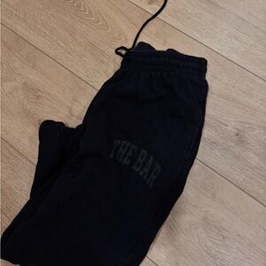 The Bar Black sweatpants
